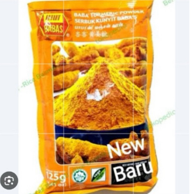 

BABAS TURMERIC POWDER 125 GRAM / SERBUK KUNYIT BABAS SIAP PAKAI