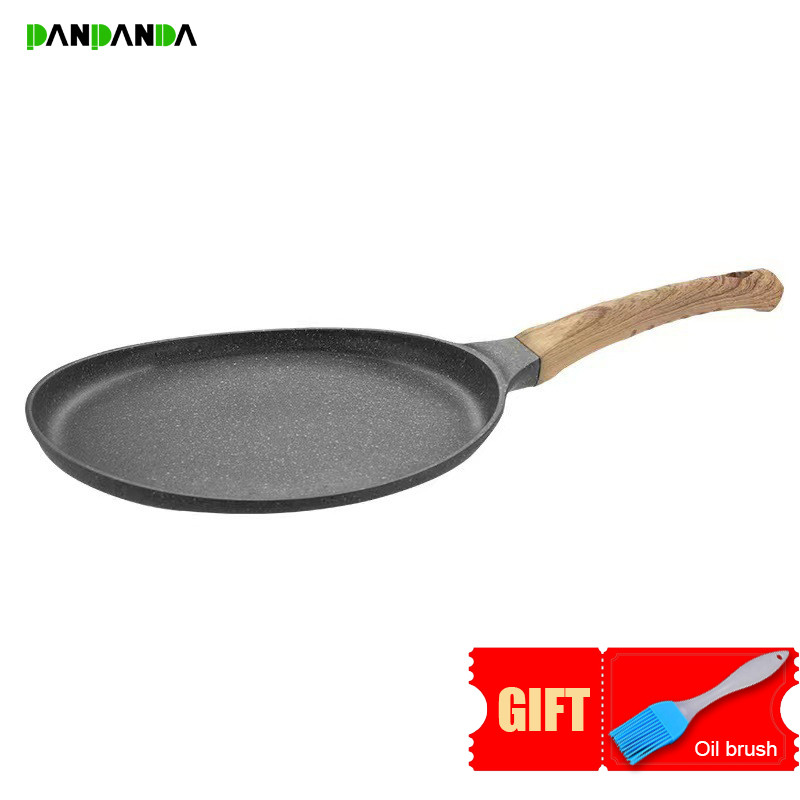 PANPANDA 6/8/10in Wajan Penggorengan Anti Lengket Steak Pancake Omelet Memasak Pembuat Sarapan Kompo