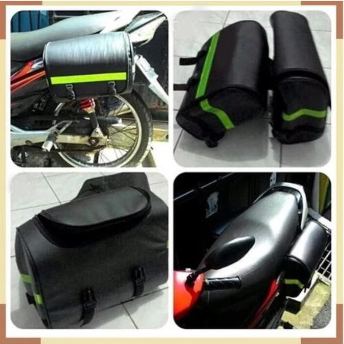 Tas Motor Touring Sidebag Oval Waterproof Jok Samping Dan Selempang Multifungsi Motor Adv Pcx Nmax