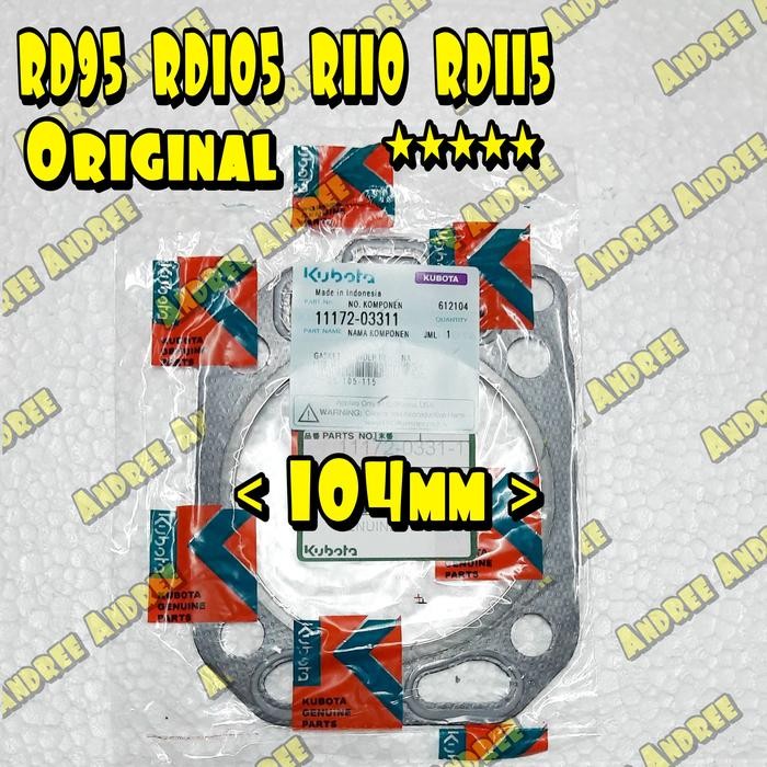 Rd-105 Rd-115 Gasket Cylinder Head Paking Kubota Rd105 Rd115 Original