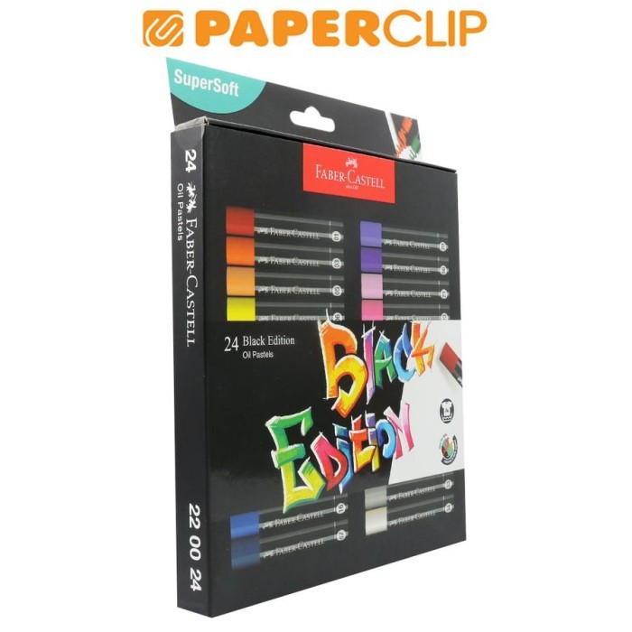 

Crayon Faber Castell Oil Pastel 220024 24C Black Edition #Gratisongkir