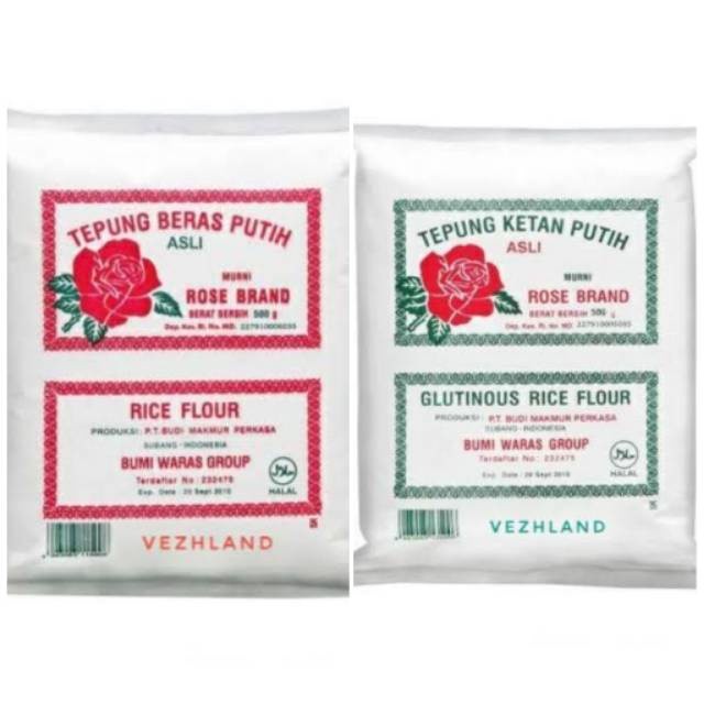 

Tepung Beras & Tepung Ketan Rosebrand 500Gram
