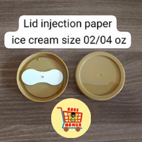 Belanja Tutup + Sendok Cup Ice Cream / Lid Cup Ice Cream 2 & 4 Oz Kitchenware Aa3