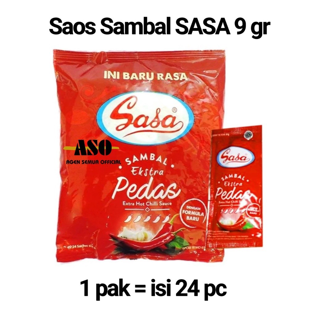 

ABC SAOS SAMBAL ASLI Sachet 8gr 1 PAX (isi 22)