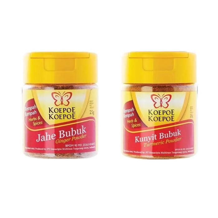 

Terlaris Paket Kunyit Sehat Jahe 25Gr-Kunyit 25Gr