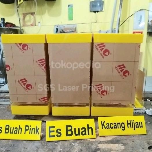 Tempat Minuman ES BUAH Acrylic 15L Wadah ES BUAH Akrilik