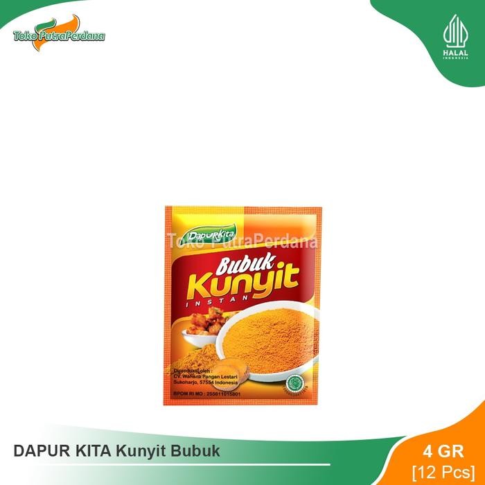 

Terlaris Dapur Kita Kunyit Bubuk 4Gr (12 Pcs)