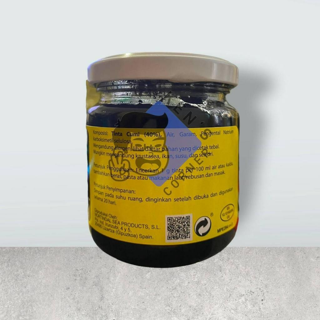 

Nortindal Cuttlefish Ink / Squid ink / Tinta Cumi Cumi
