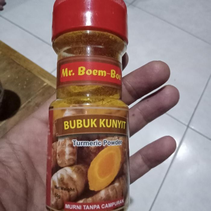 

Terlaris Kunyit Bubuk Mr Boem Boem 50 Gram