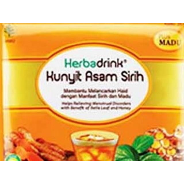 

Terlaris Herbadrink Kunyit Asam Sirih + Madu / Isi 5 Sachet