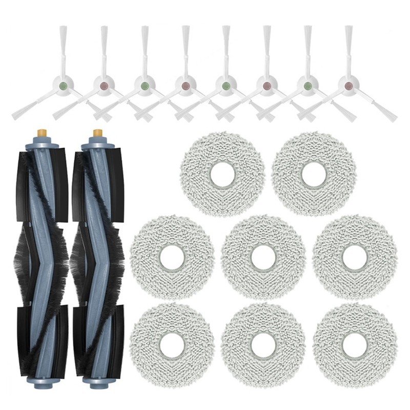 

1Set Replacement Accessories For Yeedi Floor 3 Station Robot Vacuum Cleaner Spare Parts Accessories Main Side Brush Mop Cloth
