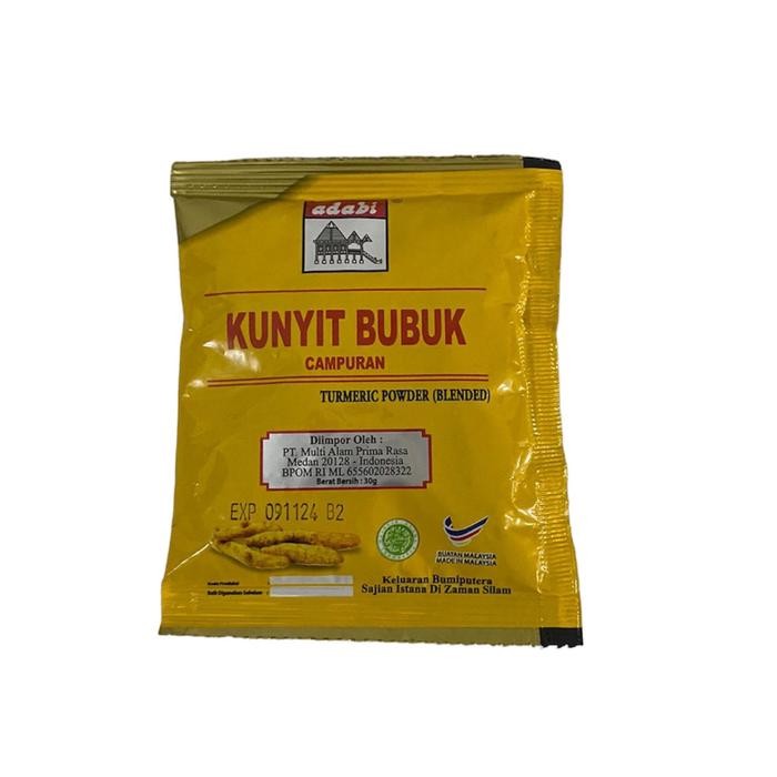 

Terlaris Kunyit Bubuk Sachet Adabi 30Gr