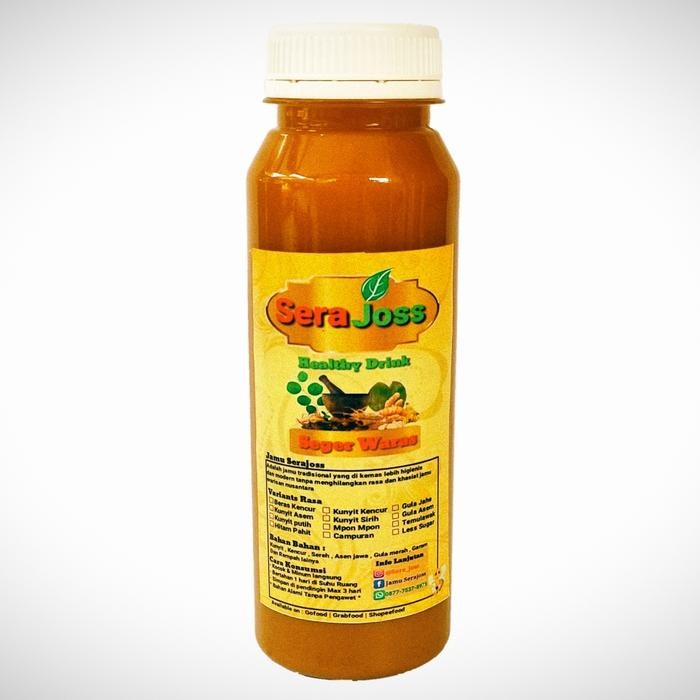 

Terlaris Jamu Tradisional Kunyit Tawar Serajoss 250Ml