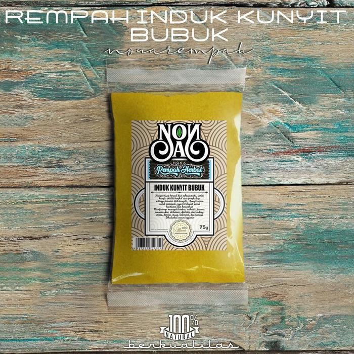 

Terlaris Induk Kunyit Bubuk 75 Gram Curcuma Longa Biang Pangkal Bongkol