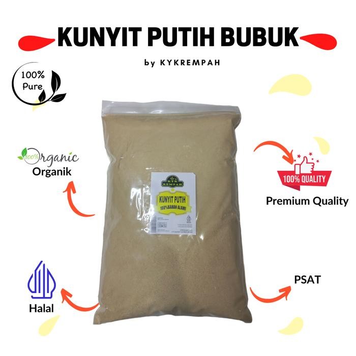 

Terlaris Kunyit/Temu Putih Bubuk Murni [ 1 Kg ]