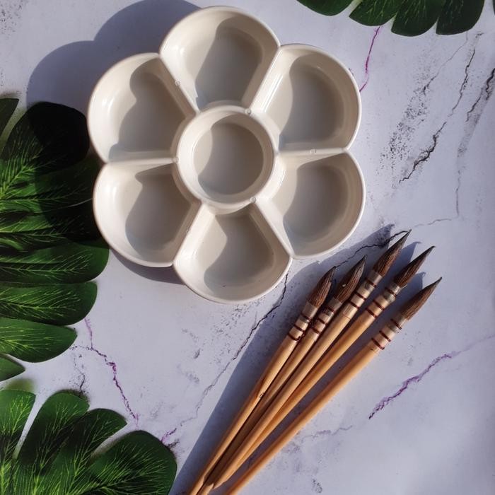 

Bundling Set Alat Lukis Kuas dan Palet Lukis Premium Potentate No 601