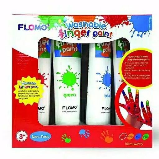 

ALAT MEWARNAI LUKIS FLOMO FINGER PAINTING WASHABLE