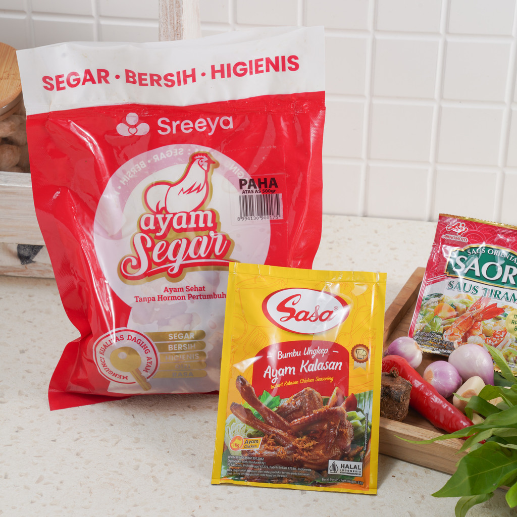 

Sayurbox x Sirka Bundle Paket Masak Ayam Goreng Kalasan & Tumis Kangkung 1 pack
