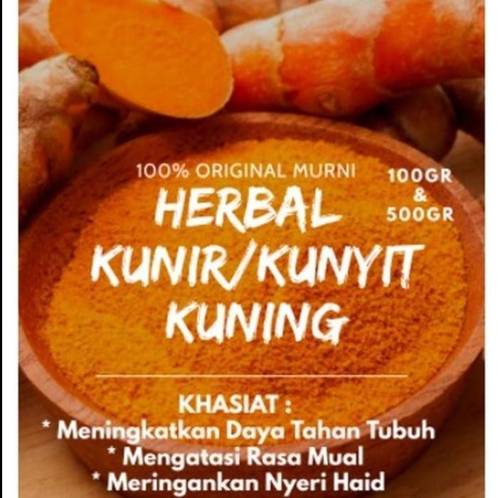 

Terlaris Kunir/Kencur/Kunyit Kuning Bubuk Serbuk 500Gr Menjaga Kesehatan