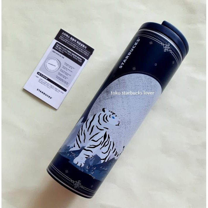 BEST SELLER Starbucks Tumbler Stainless Steel Troy Korea Year of the Tiger 2022
