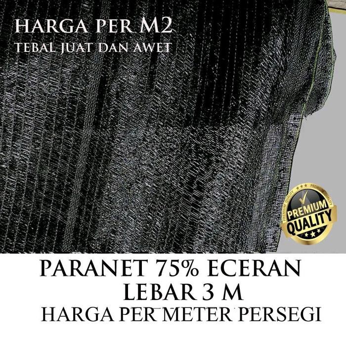 Paranet 75% Meteran / Shading net / jaring tanaman meteran