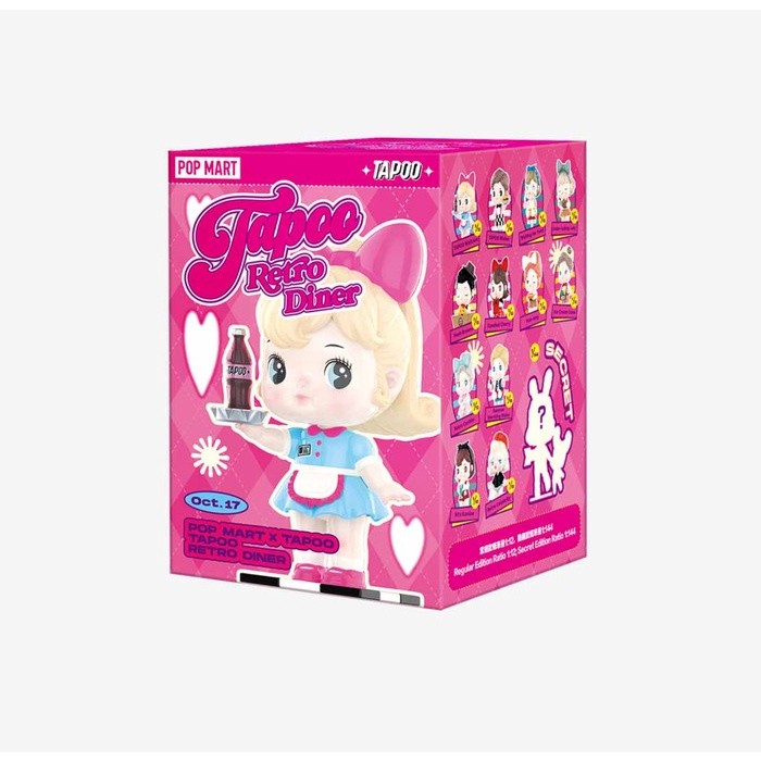 Tapoo Retro Diner Pop Mart Confirmed Open Box Sealed