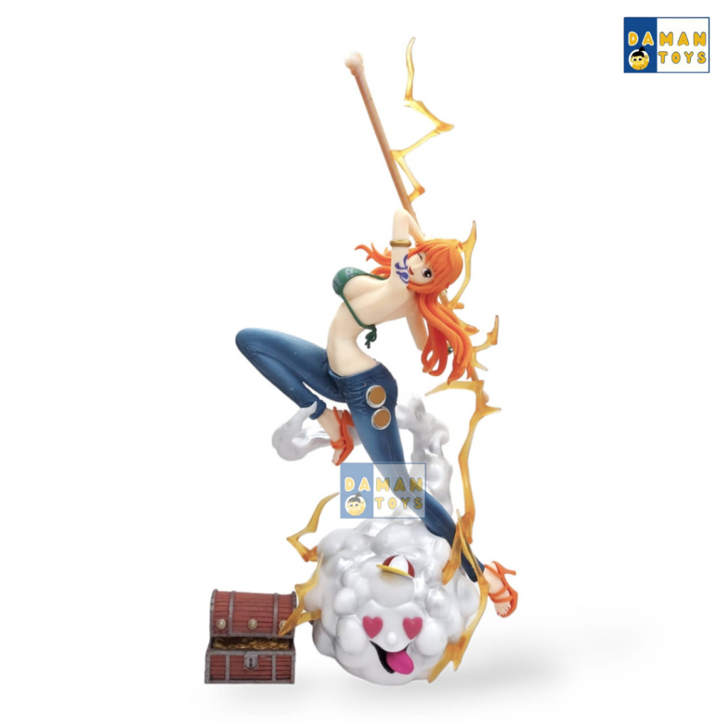 Action Nami One Piece Zeus ThunderBolt Anime Pajangan