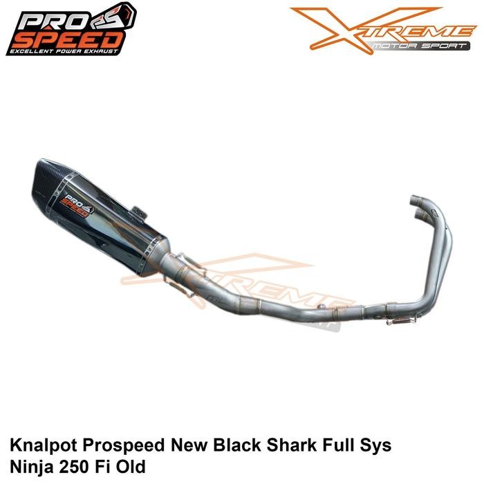 Knalpot Prospeed Black Shark N250FI / Z250FI Fullsystem