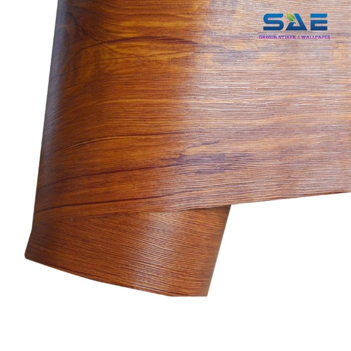 JTTOP" WALLPAPER STICKER KAYU 3D PREMIUM PVC DEKORASI DINDING LANTAI LEMARI MEJA PINTU KAYU TRIPLEK