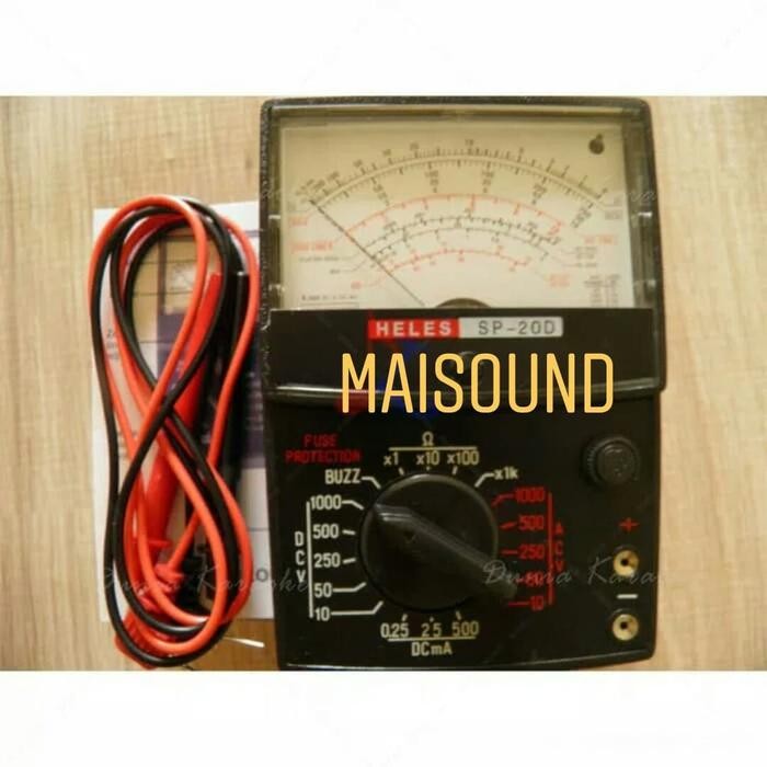 Bagus Multitester Heles Sp-20D Fuse Protection Buzzer With Lamp Sp20D