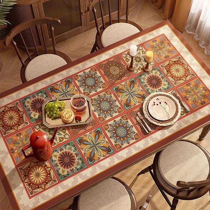 JTTOP" TAPLAK MEJA AESTHETIC / TAPLAK MEJA / TAPLAK MEJA DAPUR / TAPLAK MEJA MOTIF / TAPLAK MEJA