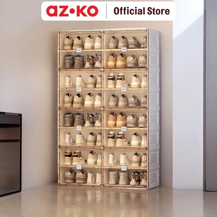 

Terlaris Stora Lemari Sepatu Lipat 16 Tingkat - Putih