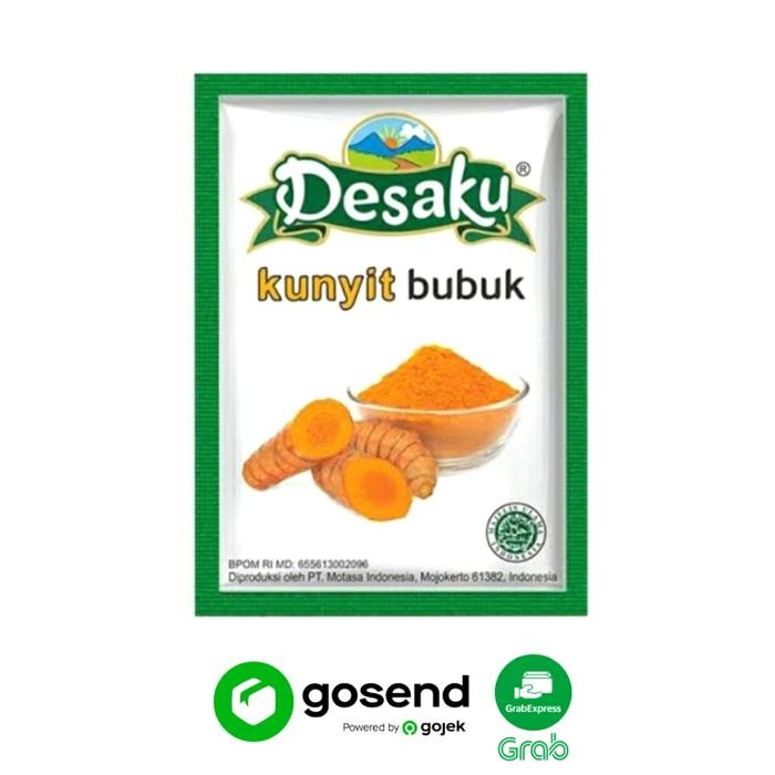 

Terlaris Bumbu Kunyit Bubuk Desaku (7,5 Gram)