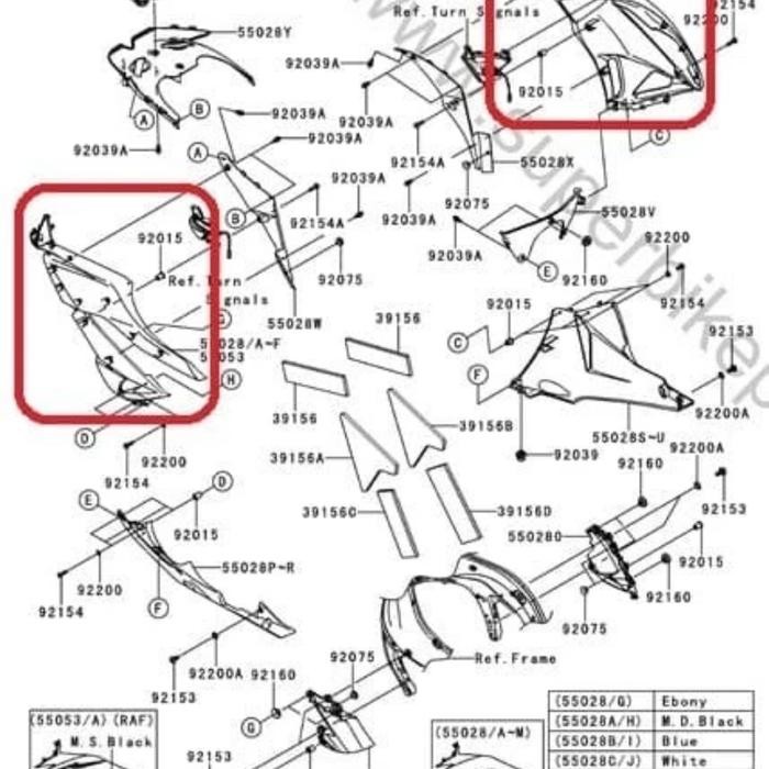 Fairing Kawasaki ZX6R ,