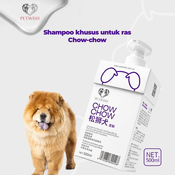 Petwish Shampo Anjing 500 ML - Chow Chow - Dog Shampoo