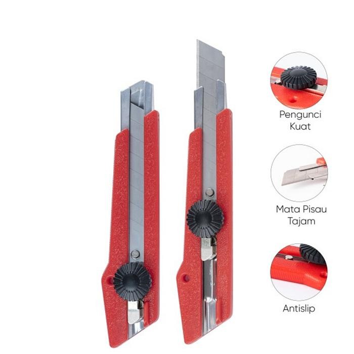 

Cutter L500 L 500 L-500 Kater Cuter Besar ATK Grosir Murah Isi