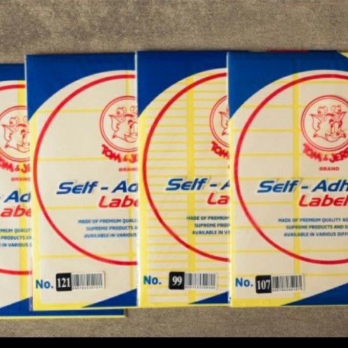 

Tom and Jerry T&J Label tom jery stiker sticker atk stationery