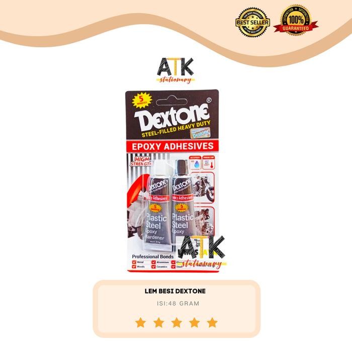 

Lem Besi Dextone 5 Menit 48 Gram / Lem Epoxy Dextone atk