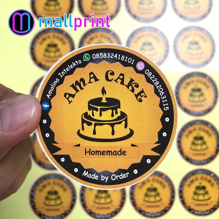 

Stiker Kromo A3+ unt. Label Makanan dan Minuman FREE DESAIN