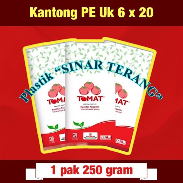 

Plastik PE Tomat Pembungkus Makanan dan Minuman