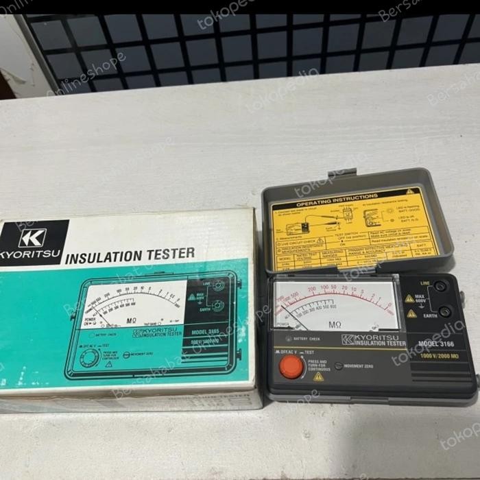 MULTI TESTER KYORITSU 3166 1000V ORIGINAL ANALOG INSULATION NEW