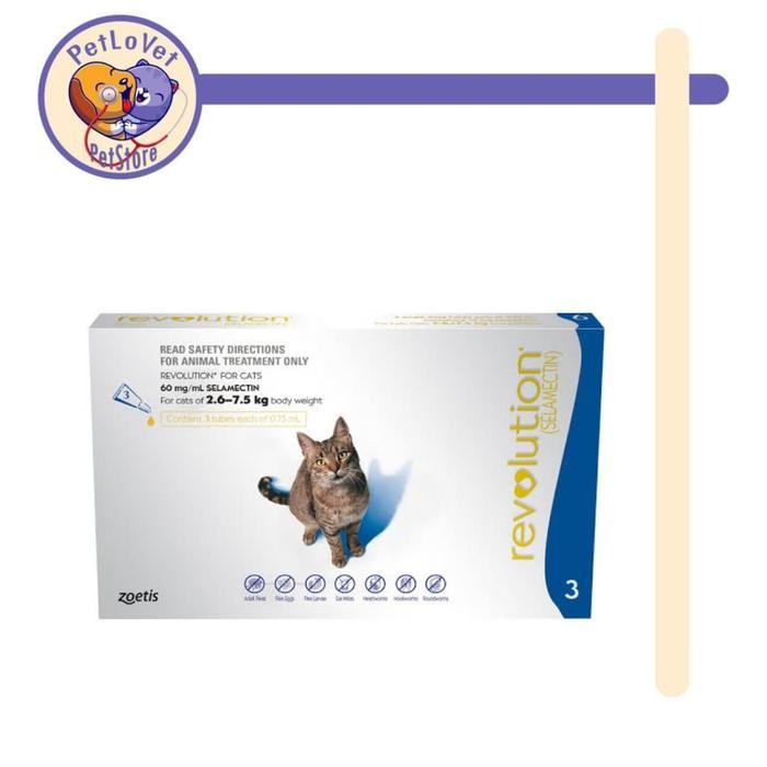 Revolution cat adult / Obat Kutu Kucing Revolution