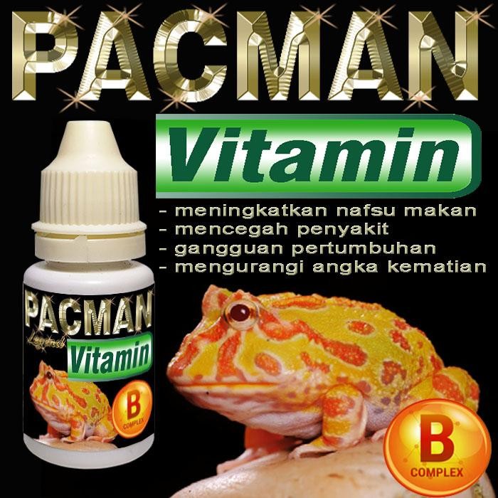 PACMAN VITAMIN CAIR OBAT MENYEMBUHKAN GANGGUAN PERTUMBUHAN KODOK PEKMEN PACMAN STRAWBERRY KATAK FROG