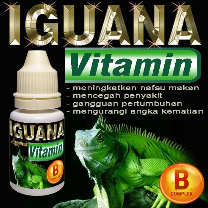 IGUANA VITAMIN CAIR SUPLEMEN KESEHATAN REPTILE IGUANNA HIJAU BATU DIAMOND BLUE OBAT HEWAN MENCEGAH