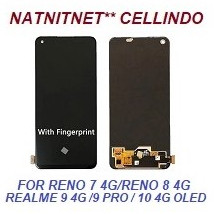 LCD TS OLED OPPO A78 / REALME 9 PRO PLUS 9 PLUS 10 4G /RENO 7 / 8 4G 5G / F21S BLACK