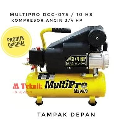 Kompresor Listrik Angin Multipro Dcc 075 / 10 Hs Multipro Dcc075/10Hs Grab/Gosend