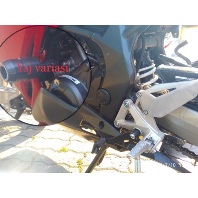 Frame slider cbr 250 rr pelindung fairing cbr 250 rr penjaga fairing cbr 250 rr