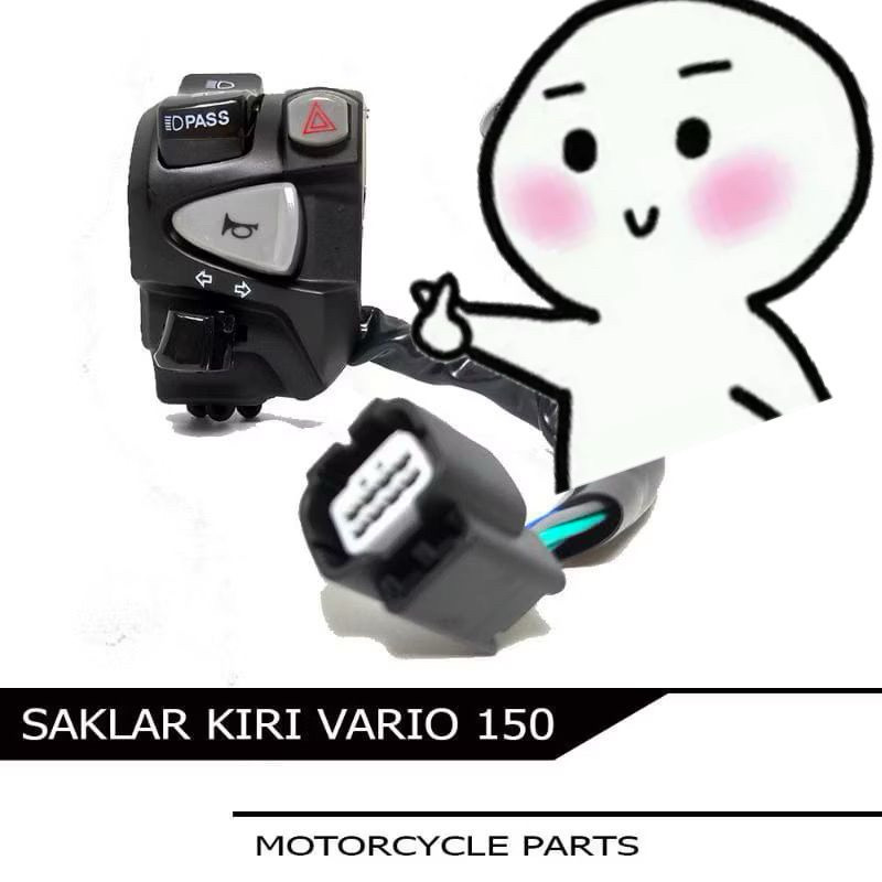 Saklar Kiri Holder Vario 150 Vario 125 Vario 160 Old New Plus Hazard Saklar Kiri