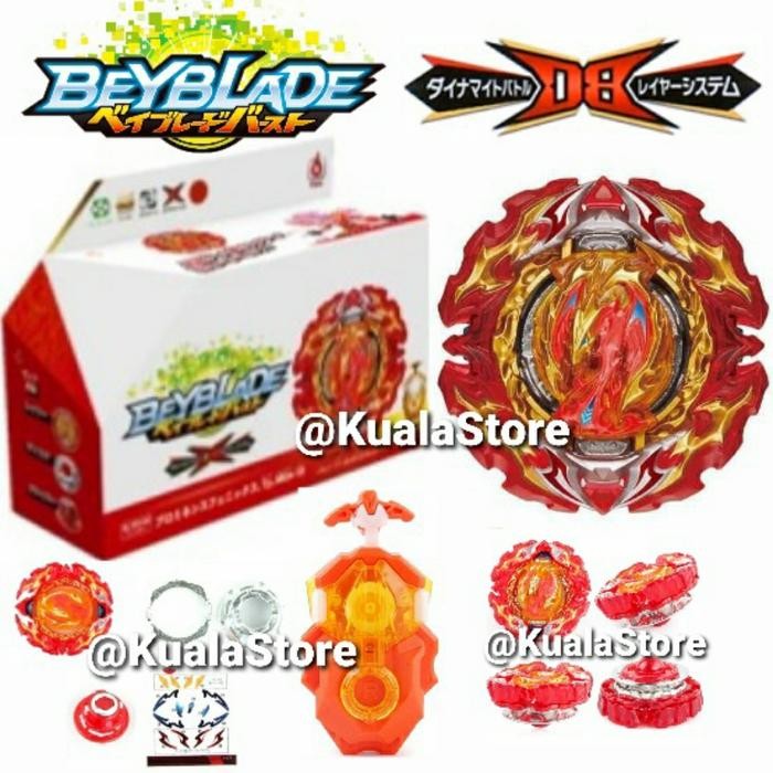 ASLI Beyblade Burst Dynamite Battle Prominance Phoenix B191 DB LR Gangsing