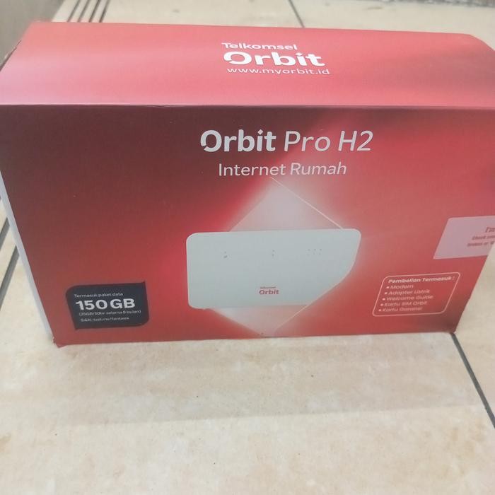 Home router Orbit Pro H2. internet rumah +150gb data telkomsel